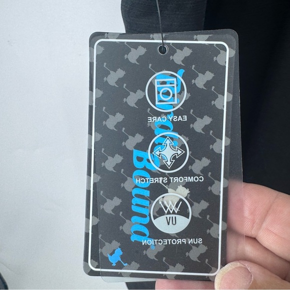 NWT Birdies Bound Black Polo Shirt Classic Short-Sleeve - Picture 6 of 10